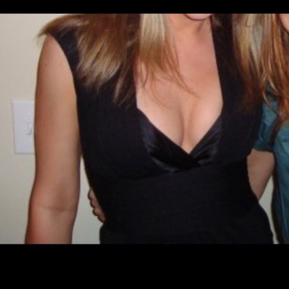 PRICE DROP! Black Cocktail Dress by Bebe